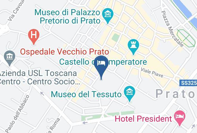 Prato - Hotel Albergo Giugni Maps