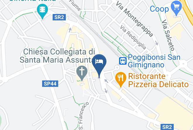 Siena - Hotel Albergo Italia Snc Maps