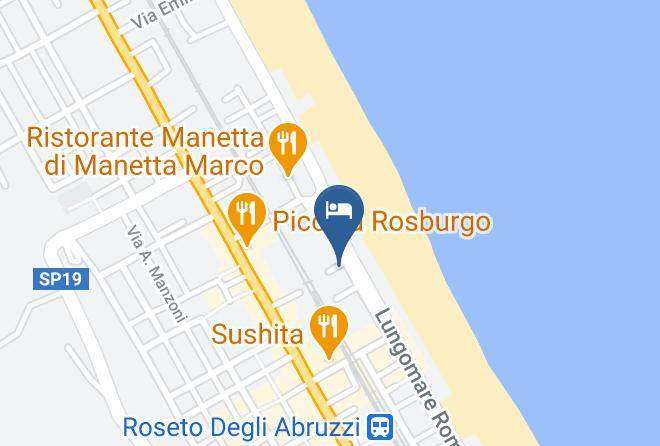 Teramo - Hotel Ristorante Radar Maps