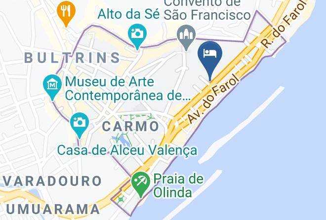 Olinda - Hotel Albergue De Olinda Maps