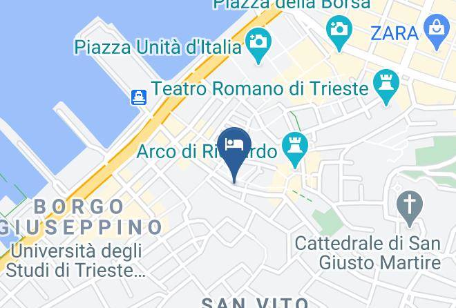 Trieste - Hotel Albero Nascosto Maps