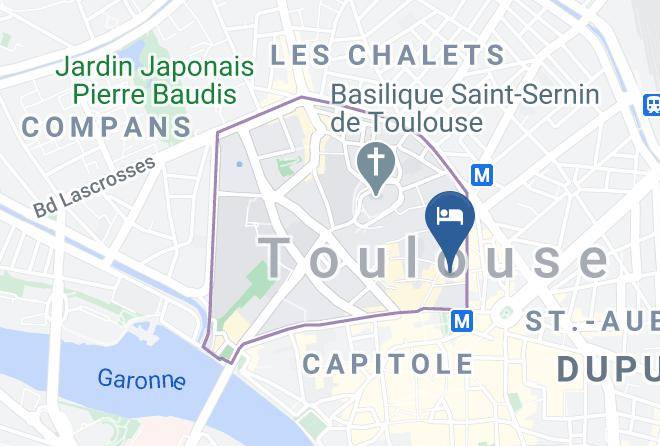 Haute Garonne - Hotel Toulouse Centre Albert 1er Maps