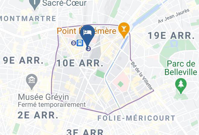 Paris - Hotel Albert 1er Paris Maps