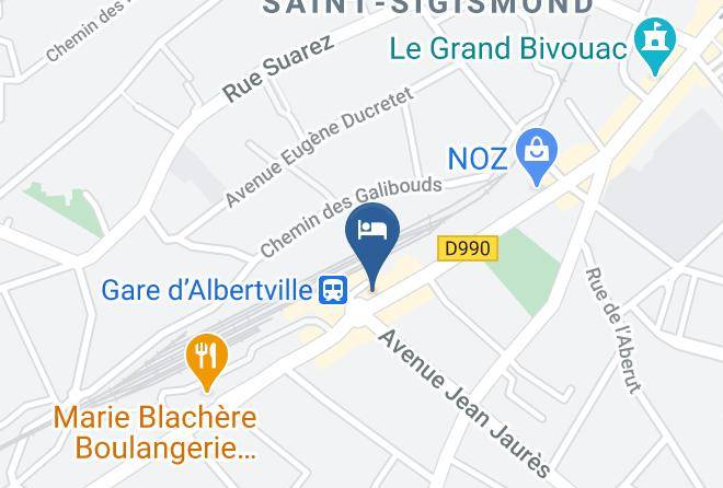 Savoie - Hotel Albert 1er Maps