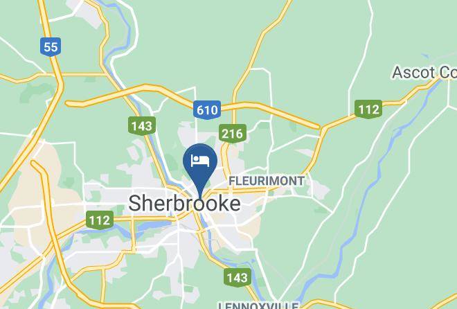 Sherbrooke - Hotel Albert Maps