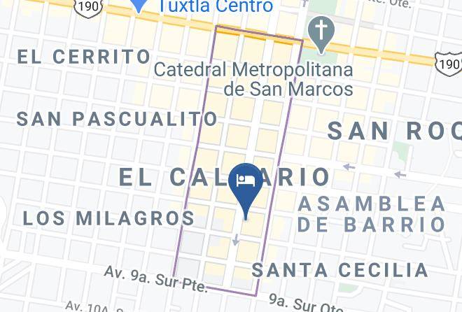 Tuxtla Gutierrez - Hotel Albert Maps