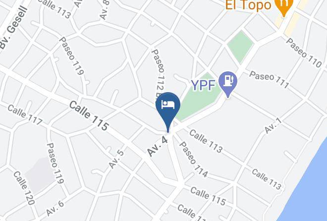 Villa Gesell - Hotel Albert Maps