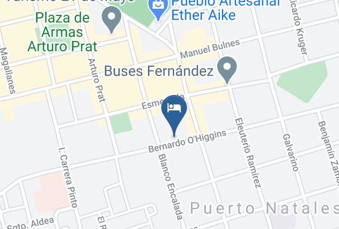 Ultima Esperanza Province - Hotel Alberto De Agostini Maps