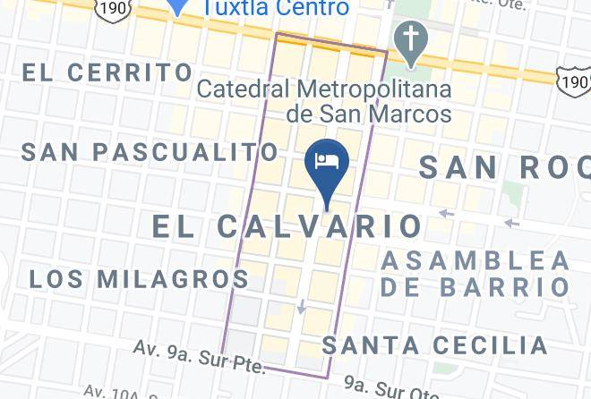 Tuxtla Gutierrez - Hotel Alberto Maps