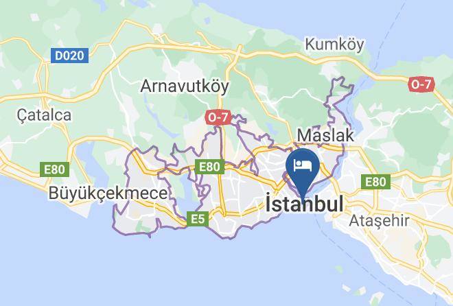 Hotel Albinas Istanbul Map