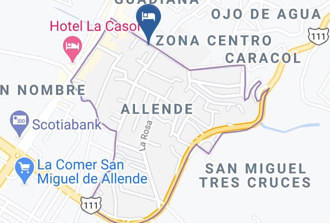 San Miguel De Allende - Hotel Alborada Allende Maps