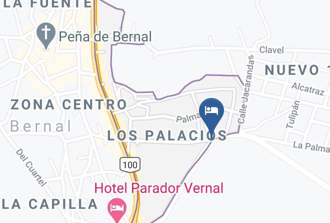Hotel Alborada Bernal Map