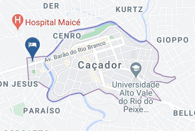 Cacador - Hotel Alcacer Maps