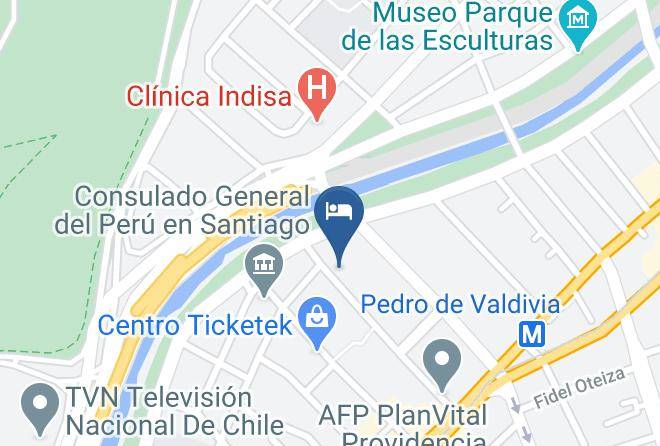 Santiago - Hotel Alcala Del Rio Maps