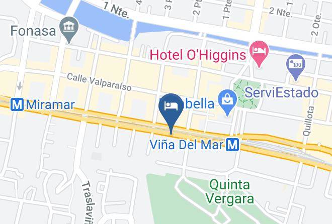 Valparaiso Province - Hotel Alcantara Maps