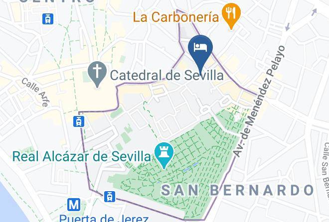 Seville - Hotel Alcantara Maps