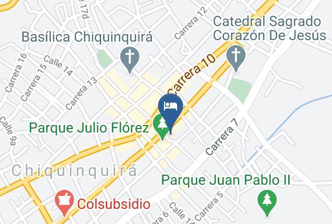 Chiquinquira - Hotel Alcarraza Maps