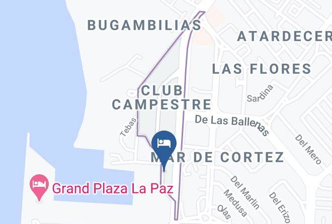 La Paz - Hotel Alcatraz Maps
