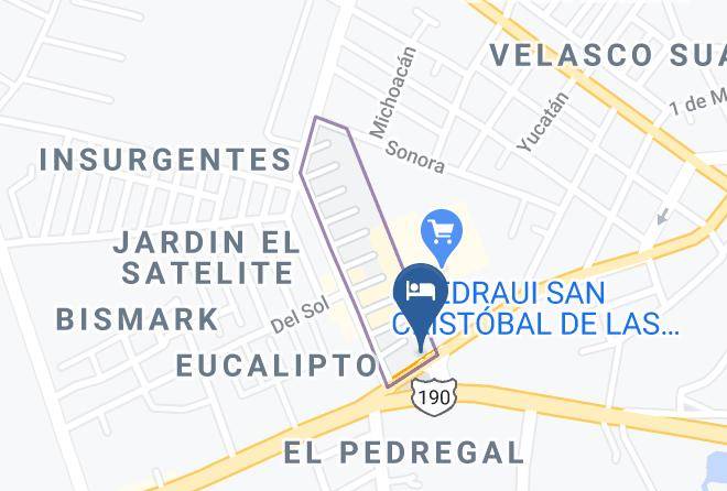 San Cristobal De Las Casas - Hotel Alcatraz Maps