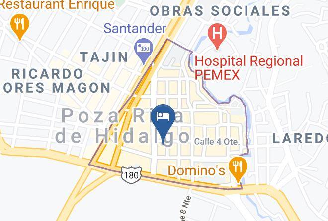 Poza Rica De Hidalgo - Hotel Alcazar Maps