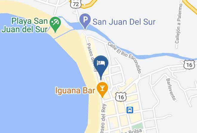 San Juan Del Sur - Hotel Alcazar Maps