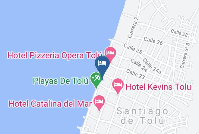 Tolu - Hotel Alcira Maps