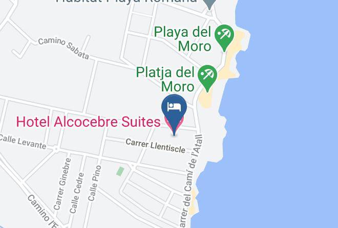 Hotel Alcocebre Suites Map