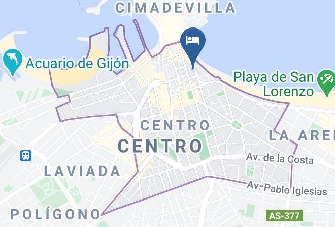 Asturias - Hotel Alcomar Maps