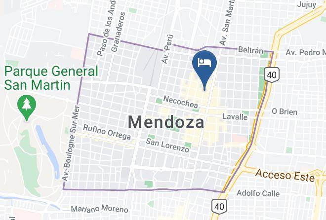Mendoza - Alcor Hotel Maps