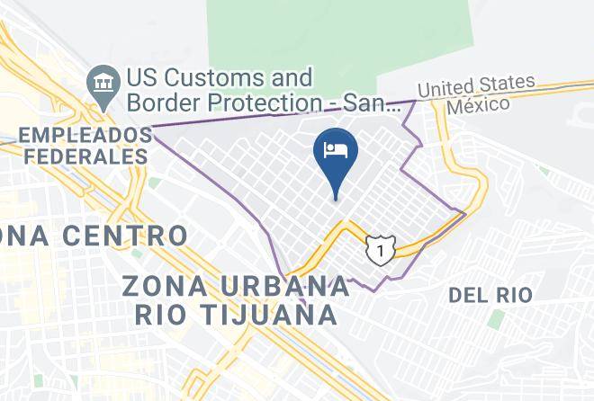 Tijuana - Hotel Alcynne Maps