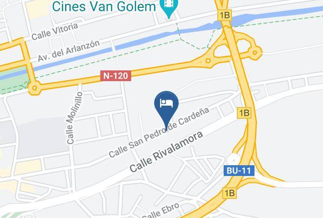 Burgos - Hotel Alda Cardena Maps