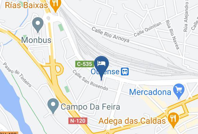 Ourense - Hotel Alda Estacion Ourense Maps