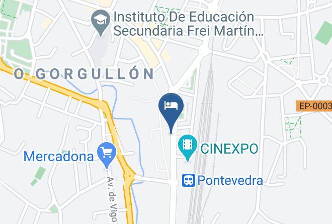 Hotel Alda Estacion Pontevedra Map