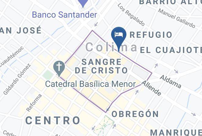 Colima Ima Centro - Hotel Aldama De Colima Maps