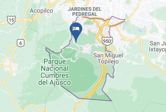 Tlalpan - Hotel Aldeas Ajusco Maps