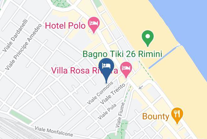 Rimini - Hotel Aldebaran Maps
