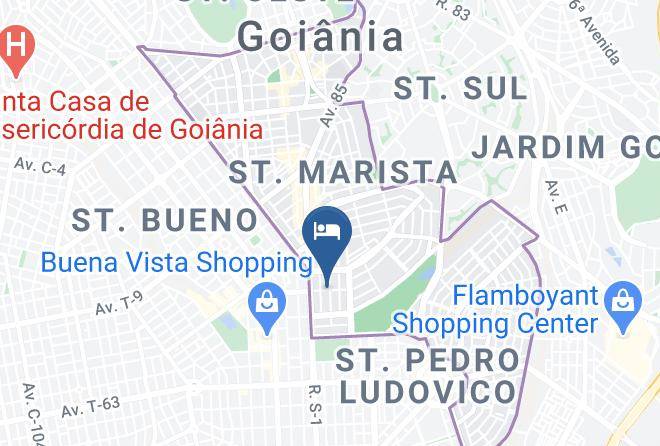 Hotel Aldeia Cerrado Pousada Map