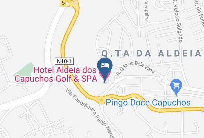 Hotel Aldeia Dos Capuchos Golf & Spa Karte - Setubal - Almada