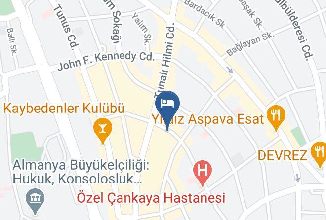 Cankaya - Aldino Hotel Maps