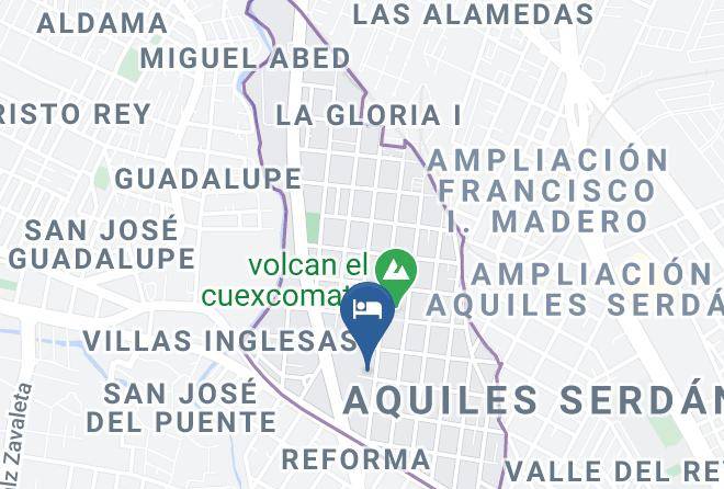 Puebla La Libertad - Hotel Alebrije Puebla Maps
