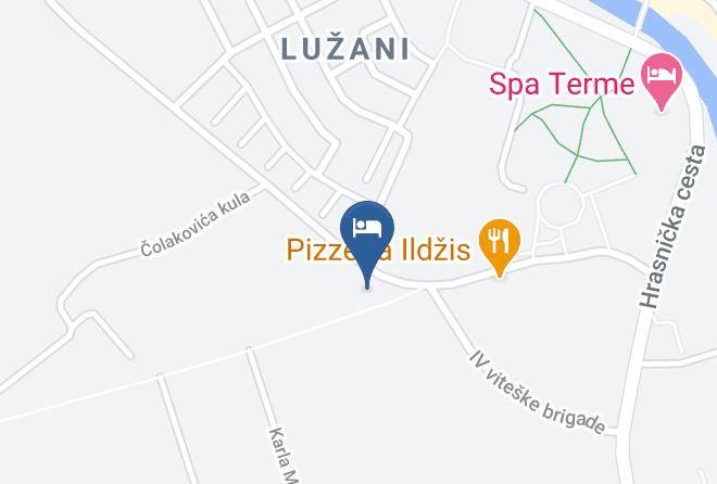 Sarajevo - Hotel Aleja Maps