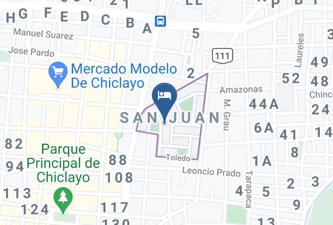 Chiclayo - Hotel Alejandra Maps