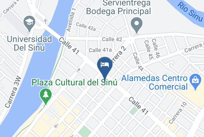 Monteria - Hotel Alejandria City Maps