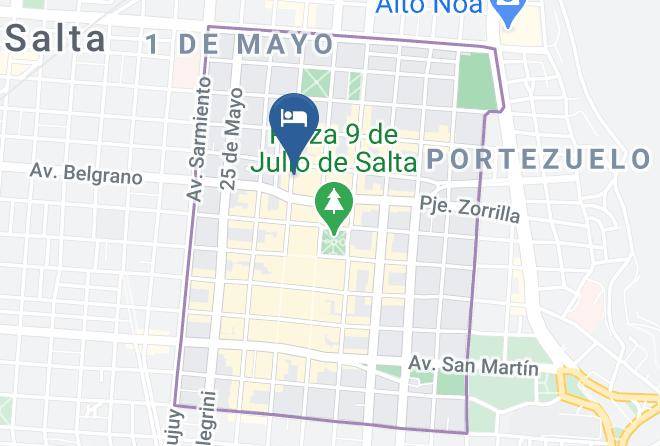 Salta - Hotel Alejandro 1 Maps