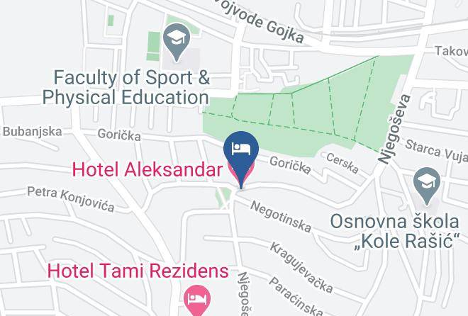Nisava District - Hotel Aleksandar Nis Maps