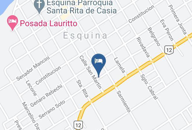 Esquina - Hotel Aleman Maps