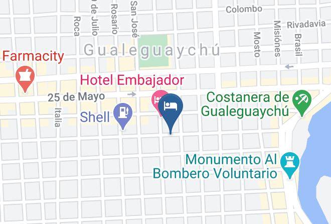 Gualeguaychu - Hotel Aleman Maps