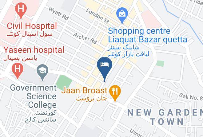 Quetta - Hotel Al Emirates Maps