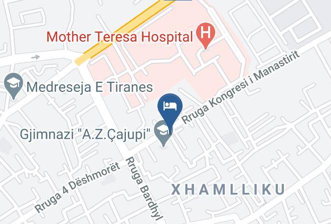 Tirana - Hotel Alen Maps