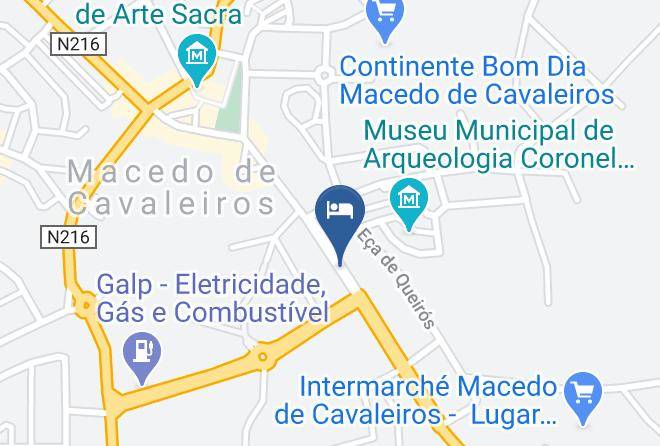 Macedo De Cavaleiros - Hotel Alendouro Maps